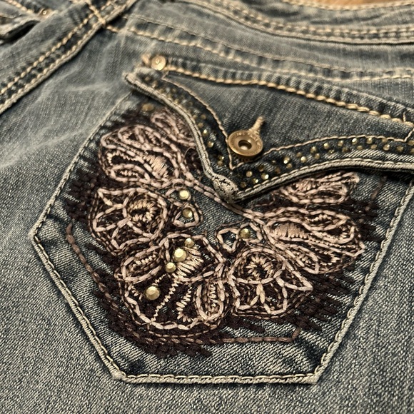 NINE WEST ANNA BLING BOOTCUT JEANS - Picture 6 of 8